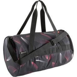 Torba fitness 20 l z nadrukiem. Różowe plecaki męskie DOMYOS, z nadrukiem, z poliesteru, sportowe. Za 39,99 zł.