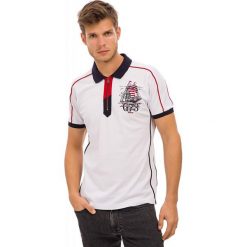 Galvanni koszulka polo męska Beder M biała. Białe koszulki męskie GALVANNI, m, bez wzorów, bez rękawów. Za 239,00 zł.