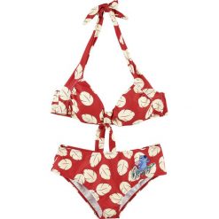 Stroje dwuczęściowe damskie: Lilo & Stitch Ohana Bikini czerwony/biały