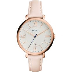 Fossil Jacqueline Zegarek Beżowy. Brązowe zegarki damskie Fossil, ze stali. Za 635,95 zł.