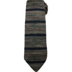 Casualowy, Dziergany Krawat Męski Knit - Melanż KRALTS0189. Krawaty męskie Alties, w paski, z jeansu, sportowe. Za 44,00 zł.