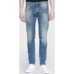 Replay Anbass Dżinsy Niebieski. Niebieskie jeansy męskie Replay, bez wzorów, vintage. Za 826,95 zł.