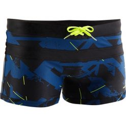 Bokserki pływackie 100 POOL ALL DRY męskie. Niebieskie bokserki męskie NABAIJI, w paski, z materiału. Za 59,99 zł.