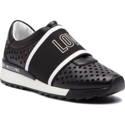 Sneakersy LOVE MOSCHINO - JA15092G17IA0000 Nero. Czarne półbuty damskie Love Moschino, ze skóry ekologicznej. W wyprzedaży za 569,00 zł.