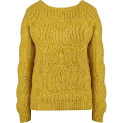 NAFNAF sweter damski Mofornia LHNU66D XL żółty. Żółte swetry damskie NAFNAF, xl, bez wzorów, bez rękawów, bez kaptura. Za 259,00 zł.
