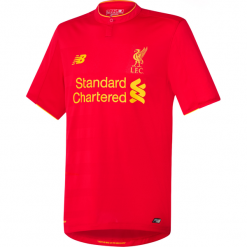 Koszulka Liverpool LFC Home Kit. Czerwone koszulki męskie New Balance, na jesień, m, z haftami, z poliesteru, sportowe, bez kołnierzyka, bez rękawów. Za 249,99 zł.