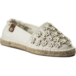 Espadryle TAMARIS - 1-24608-20 Offwht. Canvas 122. Białe espadryle damskie Tamaris, z materiału, na płaskiej podeszwie. W wyprzedaży za 149,00 zł.
