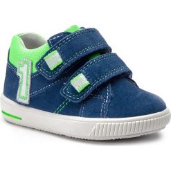 Sneakersy SUPERFIT - 4-09357-80 M Blau/Grün. Niebieskie trampki chłopięce Superfit, bez wzorów, ze skóry, na rzepy. W wyprzedaży za 179,00 zł.