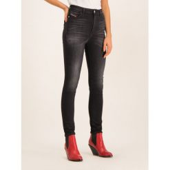 Jeansy Slim Fit Diesel Babhila High 00SIJ. Czarne jeansy damskie Diesel. W wyprzedaży za 479,00 zł.
