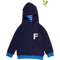Bluza w kolorze granatowym. Niebieskie bluzy chłopięce rozpinane marki Fred's World by GREEN COTTON, z aplikacjami, z bawełny. W wyprzedaży za 82,95 zł.