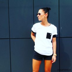T-SHIRT ONE POCKET TEE UNISEX kolory. Szare t-shirty damskie marki Pakamera, m, z bawełny. Za 89,00 zł.
