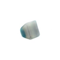 InspiRING Agat Błękit Rozmiar 19. Niebieskie pierścionki damskie marki Brazi druse jewelry, z agatem. Za 240,00 zł.