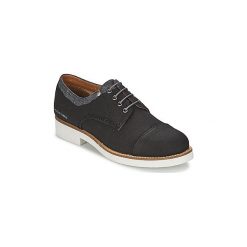 Derby G-Star Raw ETON. Czarne półbuty damskie marki G-Star RAW, bez wzorów, retro, bez obcasa, bez zapięcia. Za 439,20 zł.
