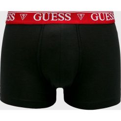 Guess Jeans - U77F14.JR003. Białe bokserki męskie Guess Jeans, z aplikacjami, z elastanu. W wyprzedaży za 69,90 zł.