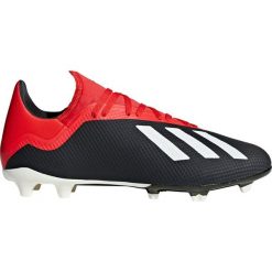 Buty piłkarskie adidas X 18.3 Fg M BB9366. Czarne buty sportowe męskie Adidas, z materiału, bez zapięcia, do piłki nożnej. W wyprzedaży za 339,00 zł.