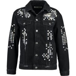 Bomberki damskie: Topshop IRRI Kurtka jeansowa black