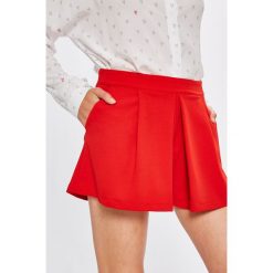 Answear - Szorty. Zielone szorty damskie ANSWEAR, s, bez wzorów, z elastanu, casualowe, z podwyższonym stanem. W wyprzedaży za 34,90 zł.