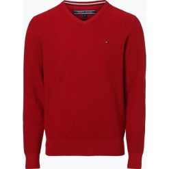 Swetry klasyczne męskie: Tommy Hilfiger – Sweter męski, czerwony