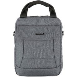 Torebka w kolorze szarym - (S)22 x (W)29 x (G)6 cm. Szare torby męskie na ramię marki Wittchen, w paski, z materiału. W wyprzedaży za 109,95 zł.