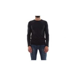 T-shirty z długim rękawem 40weft TIZIANO 19819. Czarne t-shirty męskie 40weft, s, bez wzorów, bez kołnierzyka, długie. Za 72,97 zł.
