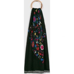 Desigual - Szalik. Czarne szaliki damskie Desigual, z dzianiny. W wyprzedaży za 199,90 zł.