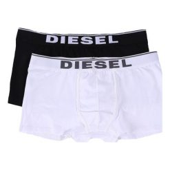 Diesel Zestaw Bokserek Męskich Damien 2 Szt. Xxl Wielokolorowe. Szare bokserki męskie marki Diesel, z bawełny. W wyprzedaży za 89,00 zł.