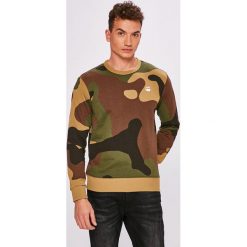 G-Star Raw - Bluza. Brązowe bluzy męskie G-Star RAW, xxl, bez wzorów, z elastanu, retro, z okrągłym kołnierzem, bez rękawów, bez kaptura. W wyprzedaży za 199,90 zł.