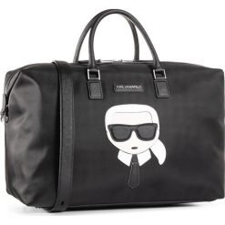 Torba KARL LAGERFELD - 205W3013 Black 999. Czarne torby podróżne KARL LAGERFELD, bez wzorów, z materiału. Za 1429,00 zł.