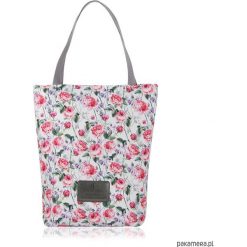 TOREBKA SHOPPERKA 1950. Czerwone shopper bag damskie Pakamera, w kolorowe wzory, duże. Za 115,00 zł.