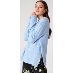 Swetry klasyczne damskie: Trendyol Sweter z półgolfem – Blue