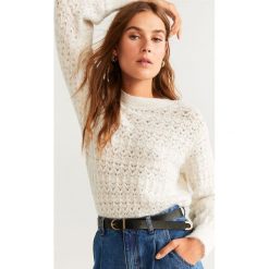 Mango - Sweter Flower. Swetry damskie Mango, s, bez wzorów, z elastanu, bez rękawów, bez kaptura. Za 139,90 zł.