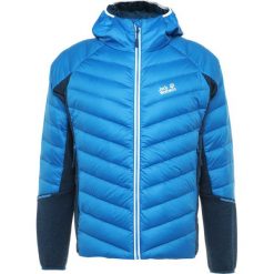 Jack Wolfskin STRATOSPHERE Kurtka puchowa electric blue. Czarne kurtki sportowe męskie marki Jack Wolfskin, w paski, z materiału, małe. Za 759,00 zł.
