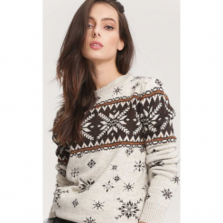 Beżowy Sweter No sweat. Brązowe bez kategorii other, s. Za 89,99 zł.