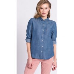 Levi's - Koszula Sidney. Niebieskie bluzki damskie z długim rękawem Levi's®, s, z lyocellu, klasyczne, z klasycznym kołnierzykiem. W wyprzedaży za 129,90 zł.