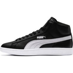 Puma Smash V2 Mid Tenisówki Czarny. Czarne trampki męskie Puma, bez wzorów, ze skóry, bez zapięcia. Za 309,95 zł.