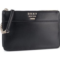 Torebka DKNY - Ava Top Zip Cbody Su R93E3D69 Blk/Gold BGD. Czarne topy damskie DKNY, bez wzorów, ze skóry, bez kołnierzyka. W wyprzedaży za 539,00 zł.