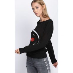 Czarna Bluza Here With Me. Czarne bluzy damskie Born2be, na jesień, l. Za 24,99 zł.