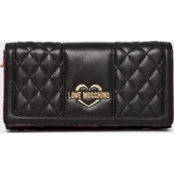 Love Moschino - Portfel. Czarne portfele damskie marki Love Moschino, z materiału. Za 489,90 zł.