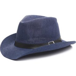 Granatowy Kapelusz Royalist. Niebieskie kapelusze damskie Renee, bez wzorów. Za 39,99 zł.
