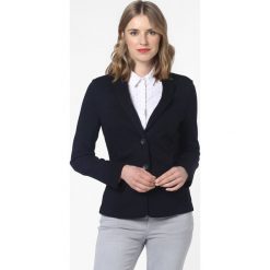S.Oliver - Blezer damski, niebieski. Niebieskie bolerka i narzutki damskie S.Oliver, s, bez wzorów, bez rękawów. Za 259,95 zł.