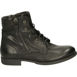 Botki męskie - 381217 NE J17. Szare bez kategorii marki Venezia, ze skóry. Za 299,00 zł.