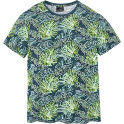 T-shirt z nadrukiem bonprix zielony z nadrukiem. Zielone koszulki męskie bonprix, s, z nadrukiem, bez kołnierzyka, bez rękawów. Za 37,99 zł.