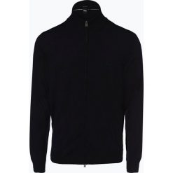 BOSS - Kardigan męski – Balonso-L, niebieski. Niebieskie kardigany męskie Boss, m, bez wzorów, eleganckie. Za 749,95 zł.