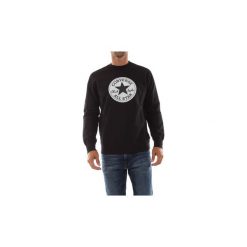 Bluzy Converse 10018632 FLEECE CREW. Czarne bluzy męskie Converse, s, bez wzorów, bez kołnierzyka, bez rękawów, bez kaptura. Za 262,93 zł.