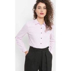 Taliowana koszula ze wzorem. Czerwone koszule wiązane damskie Orsay, z bawełny. Za 89,99 zł.