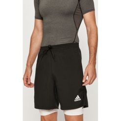Adidas - Szorty. Czarne spodenki sportowe męskie Adidas, s, bez wzorów, z poliesteru, sportowe. Za 149,90 zł.