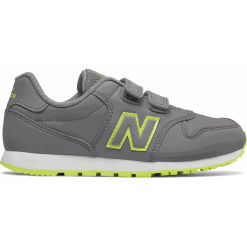 New Balance KV500UPY. Szare buciki niemowlęce marki New Balance, na lato, z materiału. W wyprzedaży za 129,99 zł.