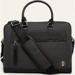 Tommy Hilfiger - Torba. Niebieskie torby męskie skórzane TOMMY HILFIGER, w paski, ze skóry ekologicznej. W wyprzedaży za 539,90 zł.