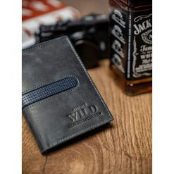 Portfel męski skórzany Always Wild N890-MHDU czarny - Czarny. Czarne portfele męskie ALWAYS WILD, bez wzorów, ze skóry. Za 44,99 zł.