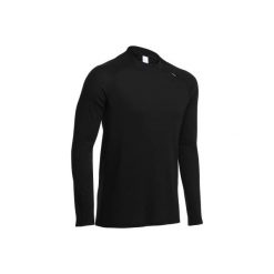 Koszulka termoaktywna na narty męska 100. Czarne t-shirty męskie marki WED'ZE, m, z poliesteru, narciarskie. Za 19,99 zł.